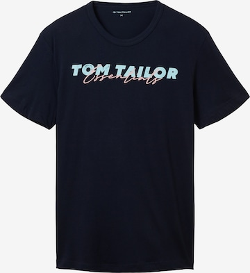 TOM TAILOR Shirt in Blue: front