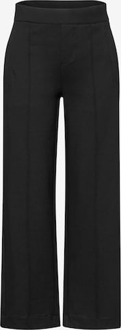 STREET ONE Bügelfaltenhose in Schwarz: Vorderseite