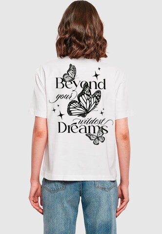 Miss Tee Shirt 'Wildest Dreams' in White: front