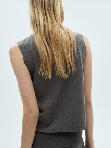 MANGO Gebreide top 'Lea' in Grijs