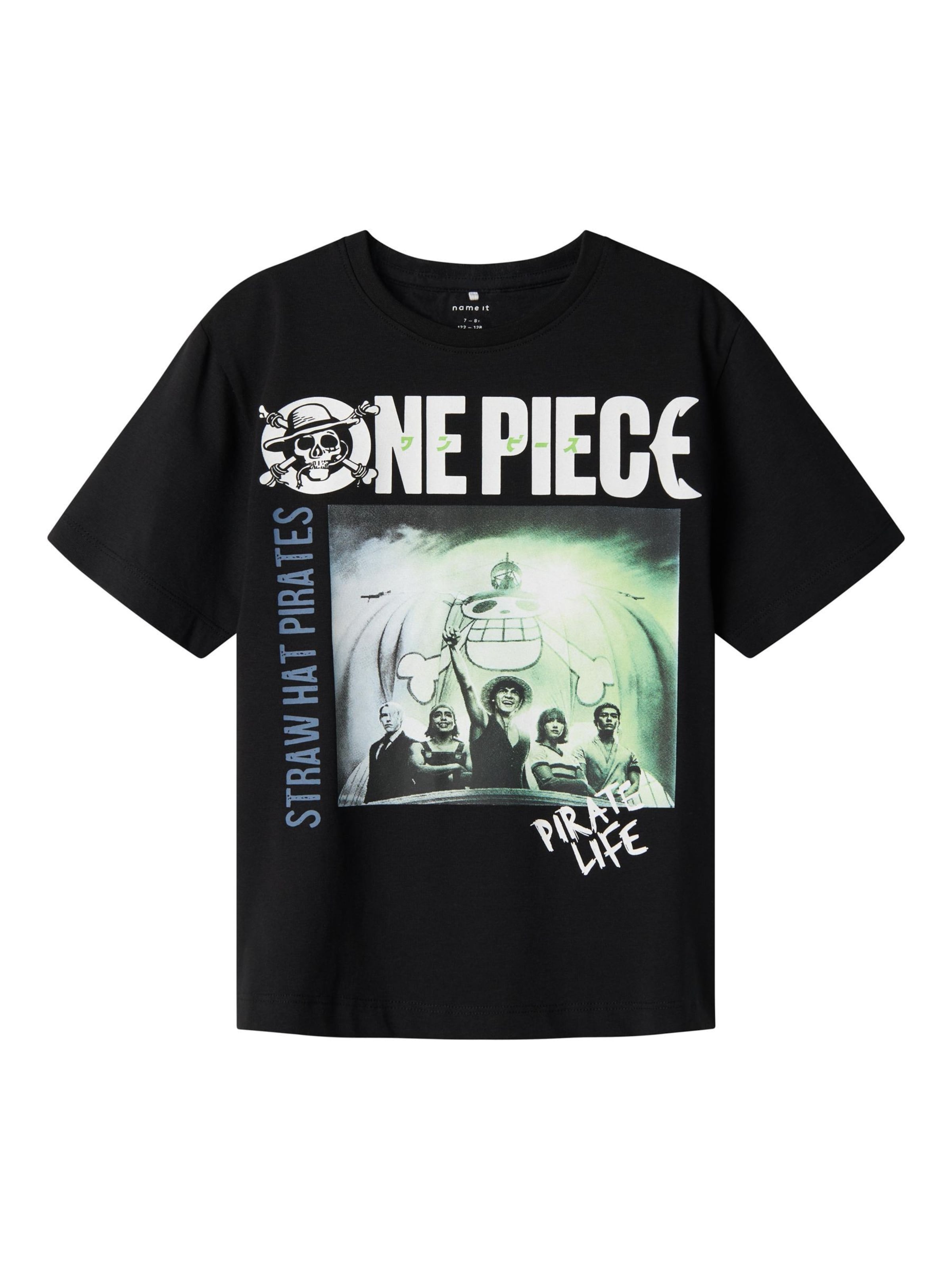 T-Shirt NAME IT en noir : devant