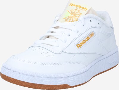 Reebok Classic Baskets basses 'Club C 85' en jaune d'or / blanc, Vue avec produit