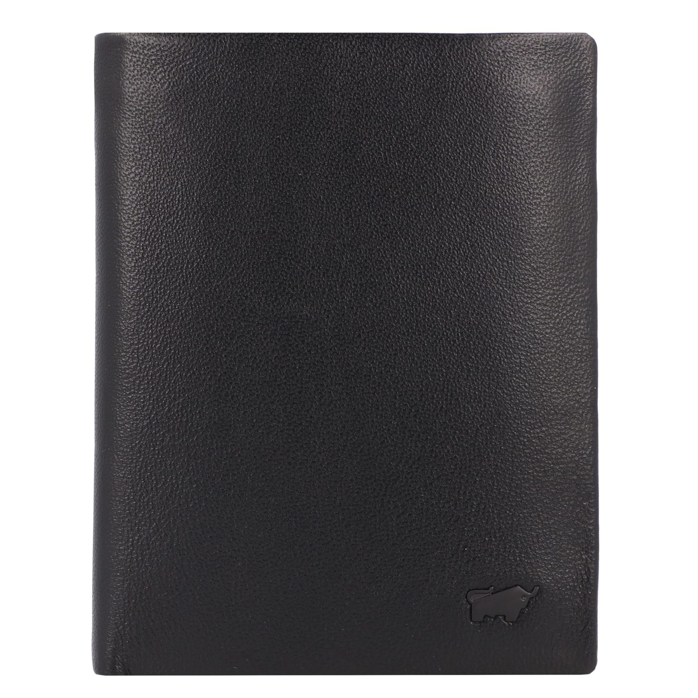 Braun Büffel Wallet 'Hannes' in Black: front