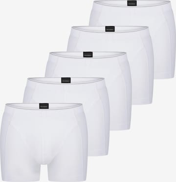 SCHIESSER Boxershorts '95/5 Originals Organic Cotton' in Wit: voorkant