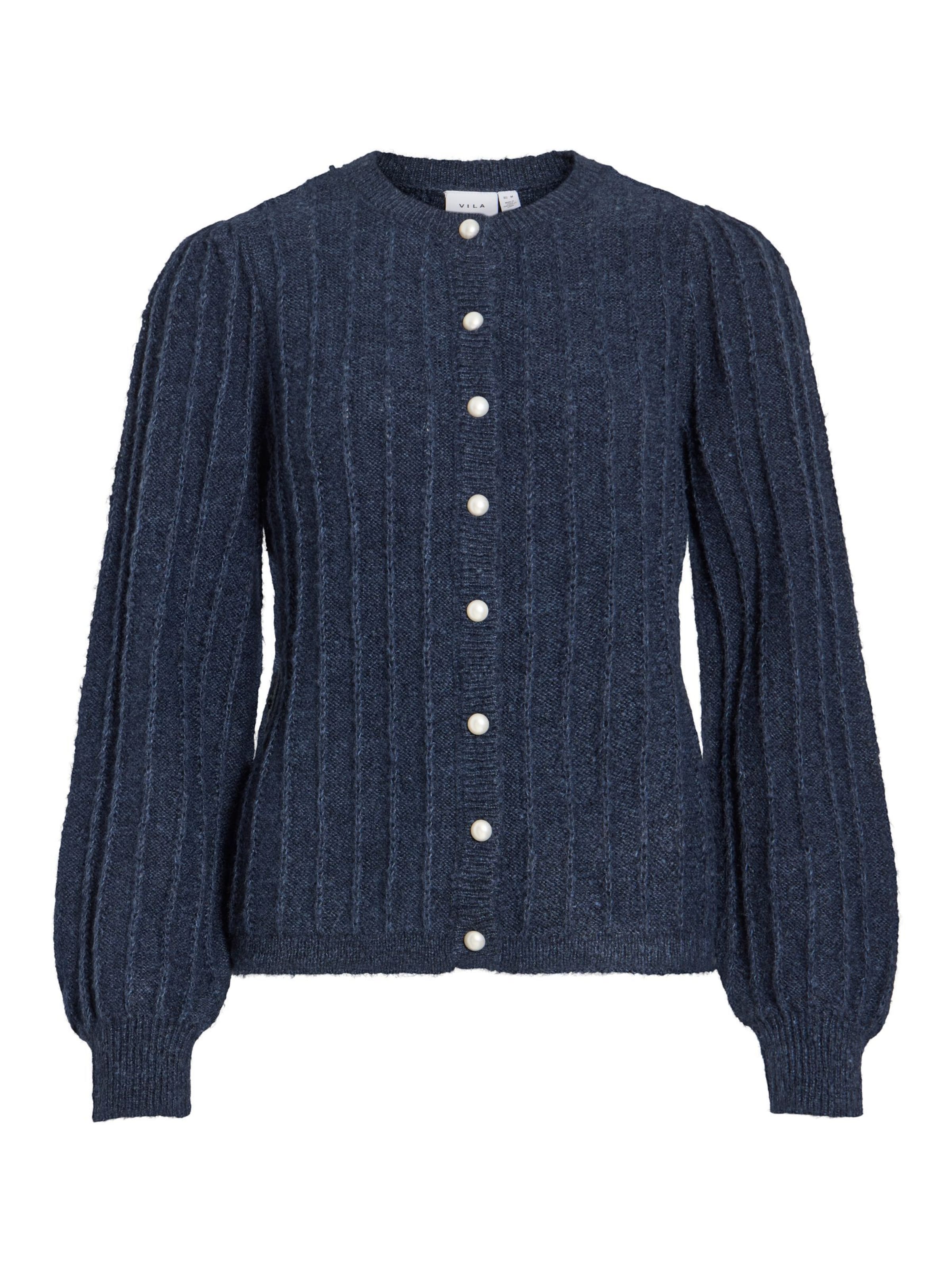 VILA Strickjacke 'VIHILDE' in marine, Produktansicht