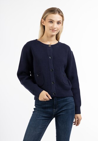 Cardigan 'Palpito' DreiMaster Maritim en bleu : devant