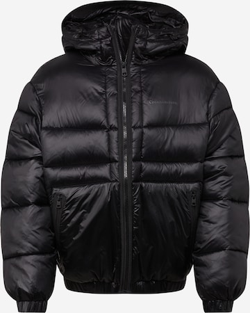 Calvin Klein Jeans Winter Jacket in Black: front