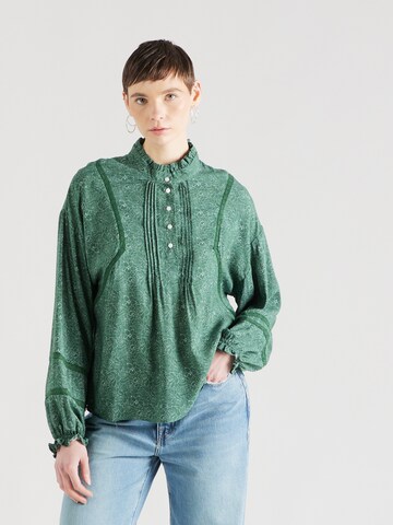 AÉROPOSTALE Blus i grön: framsida