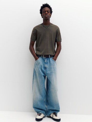 Pull&Bear Pulover | rjava barva