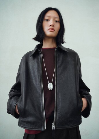MANGO Übergangsjacke in Schwarz
