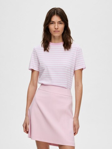 SELECTED FEMME Shirt in Roze: voorkant