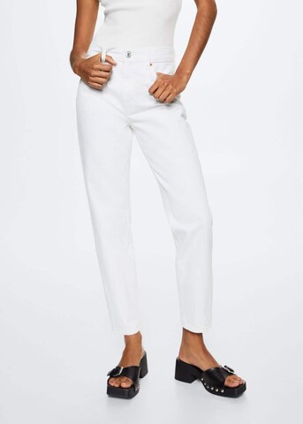 MANGO regular Jeans i hvid: forside