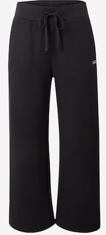 Loosefit Pantaloni de la VANS pe negru: față