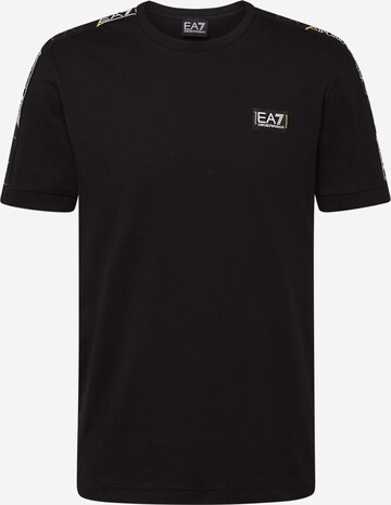 EA7 Emporio Armani Shirt in Black: front