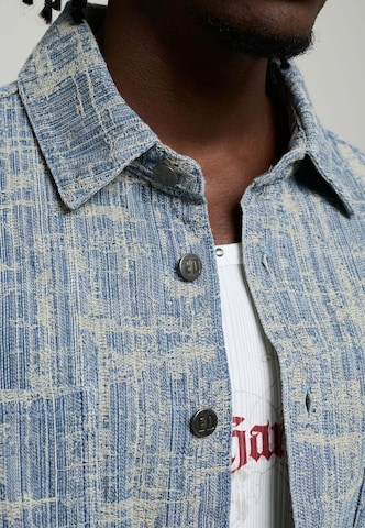 Ed Hardy Классический крой Рубашка в Синий