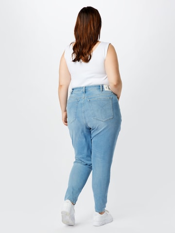 Calvin Klein Jeans Curve Skinny Džíny – modrá