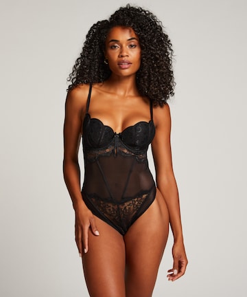 Hunkemöller Body 'Kattreya' w kolorze czarny