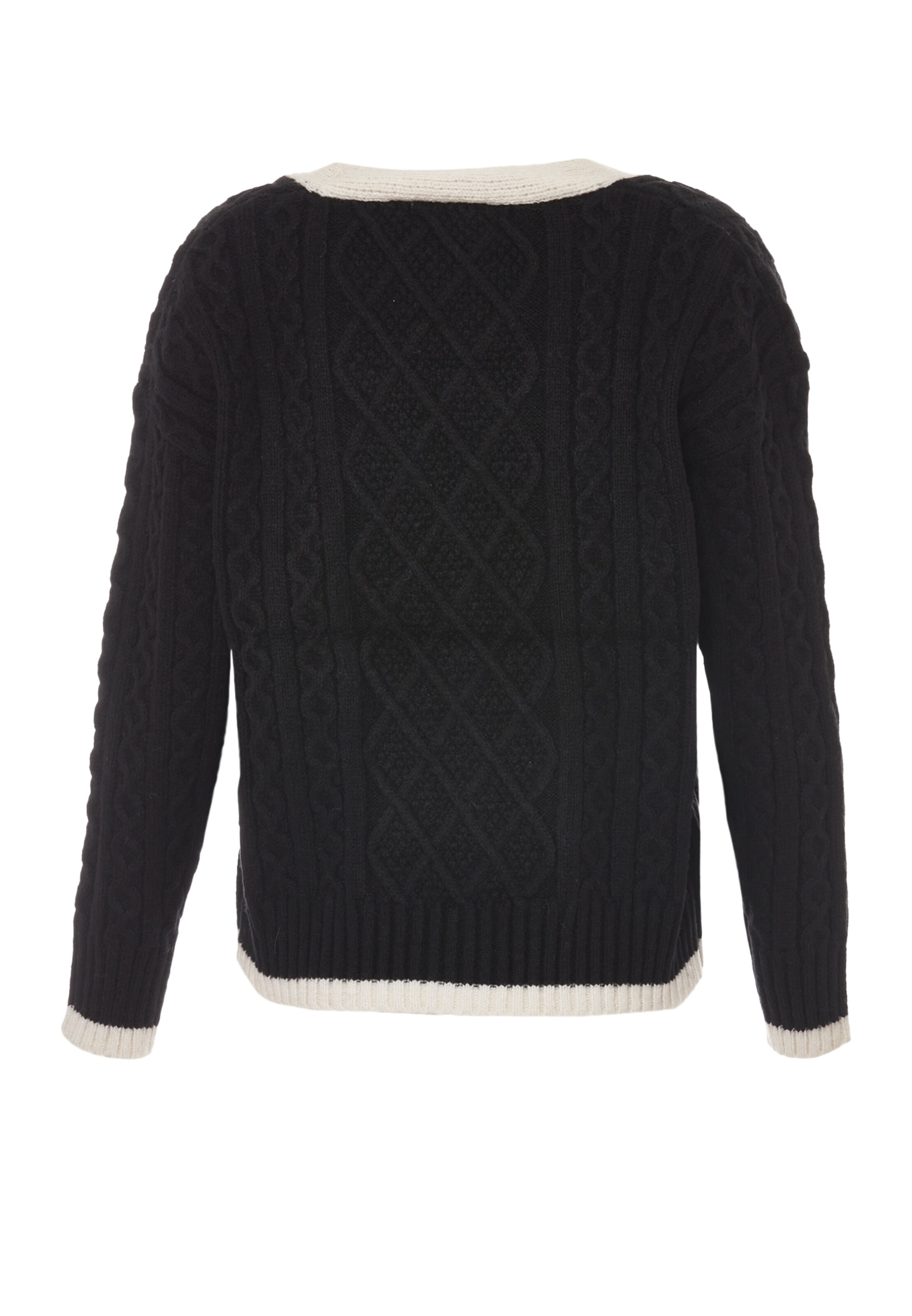 CARNEA Вязаная кофта в Черный