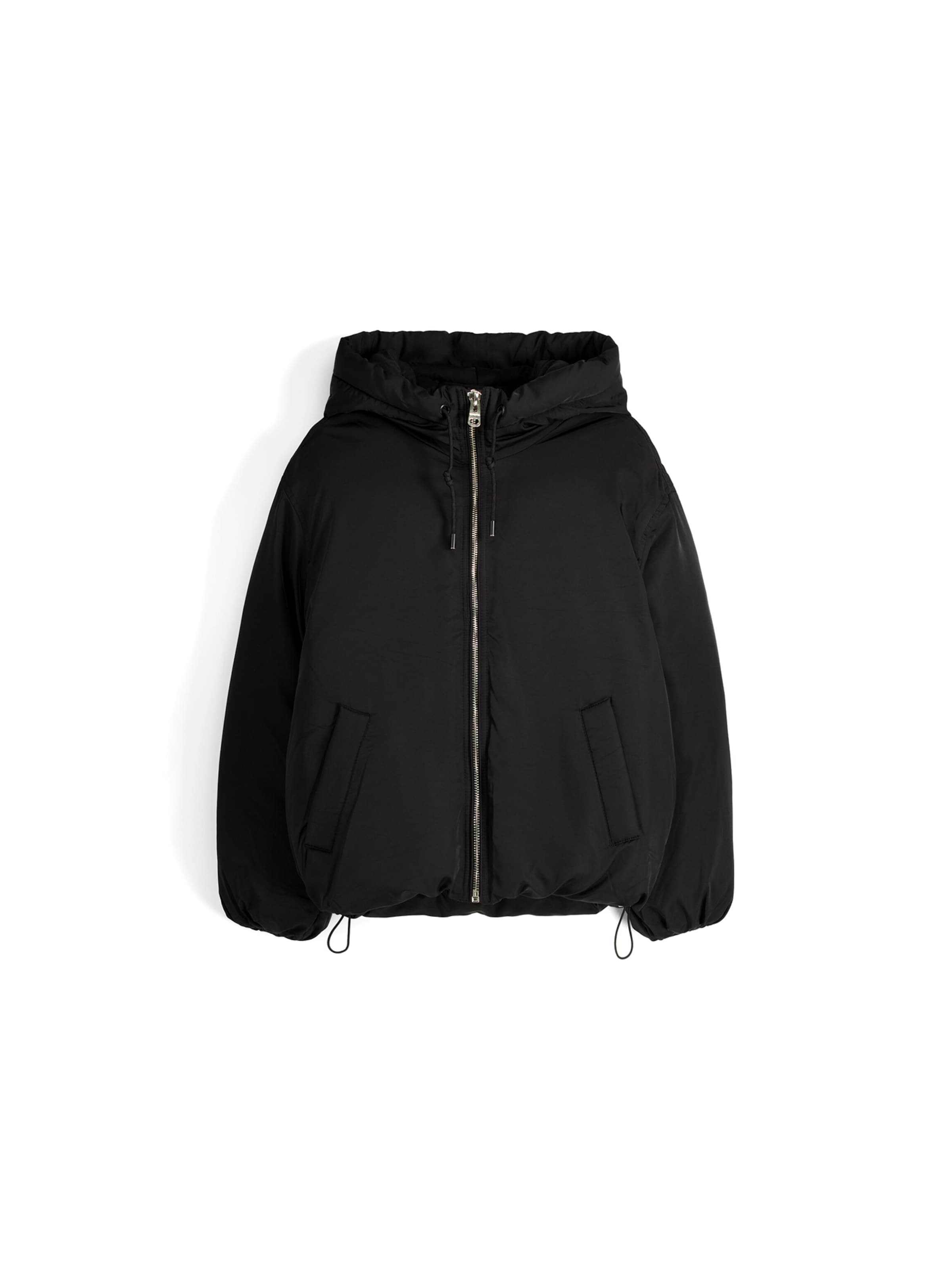 Veste mi saison Bershka en Noir ABOUT YOU
