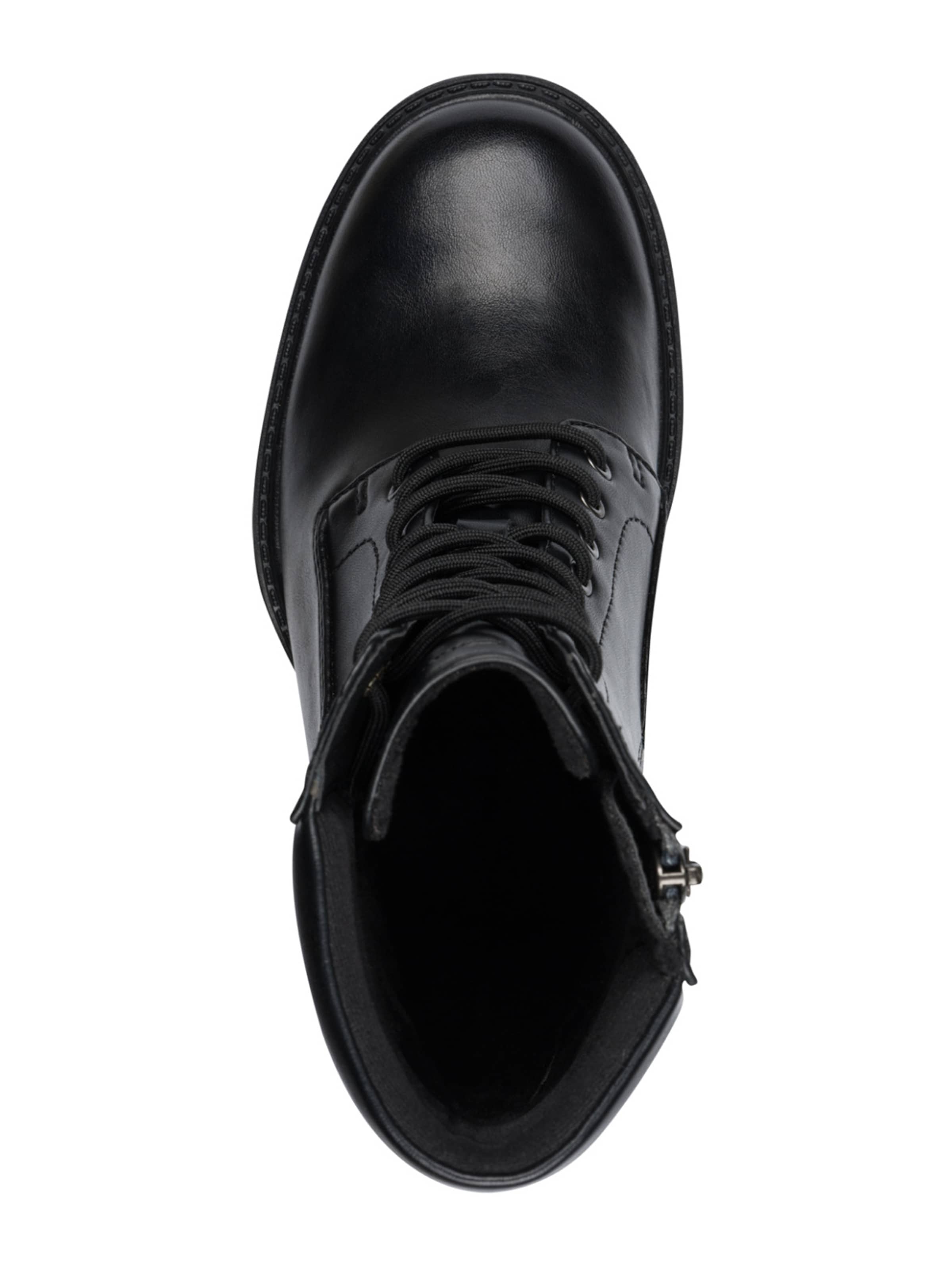 Tamaris Ботинки на шнуровке в Черный