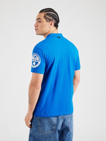NAPAPIJRI Poloshirt 'E-AMUNDSE' in Blau: Rückseite