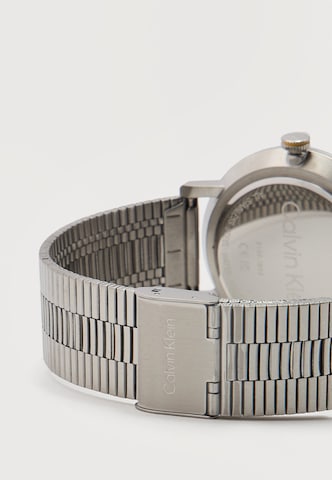Calvin Klein Analogna ura 'REAL' | srebrna barva: zadnja stran