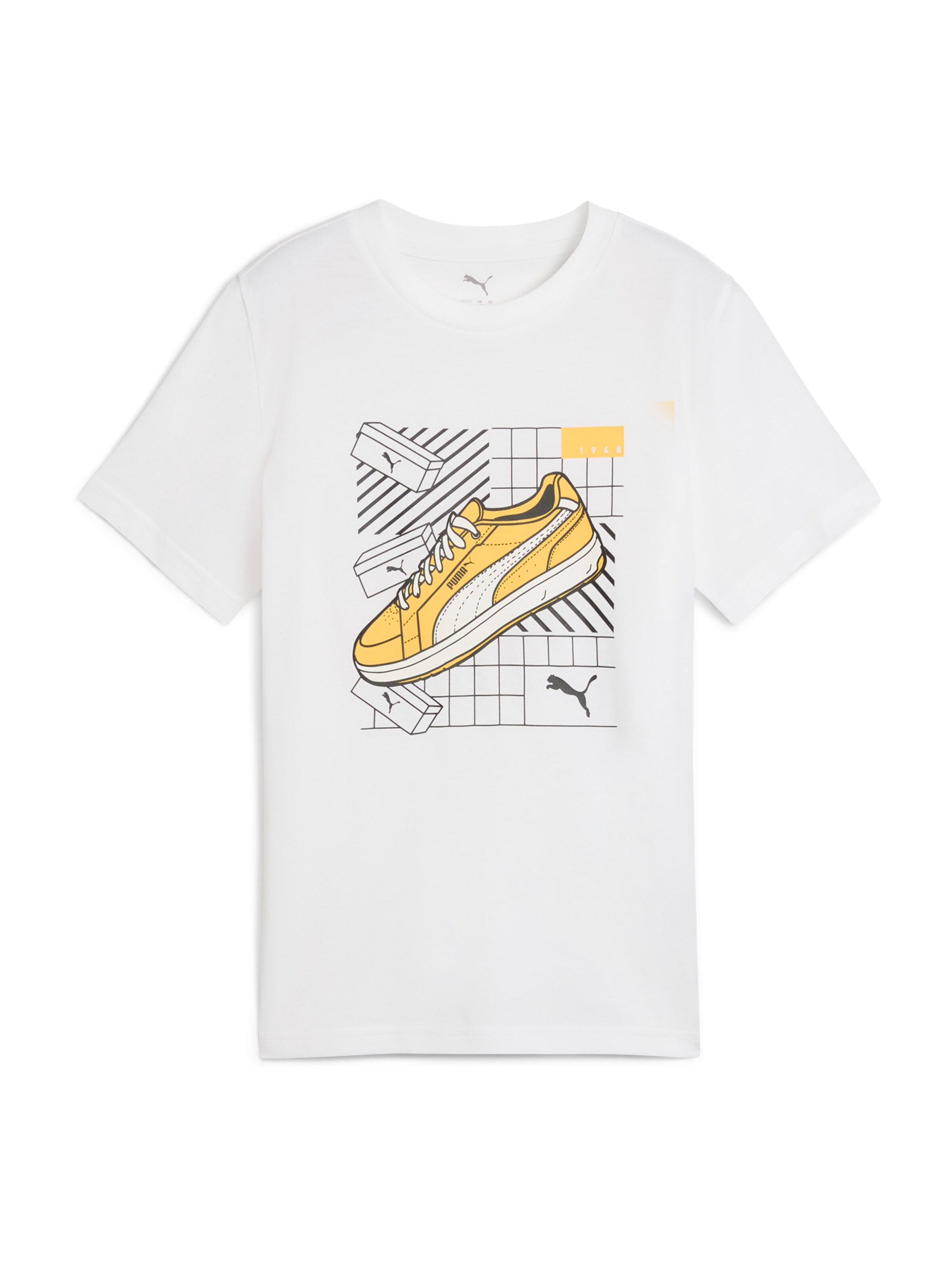 balts PUMA T-Krekls: no priekšpuses