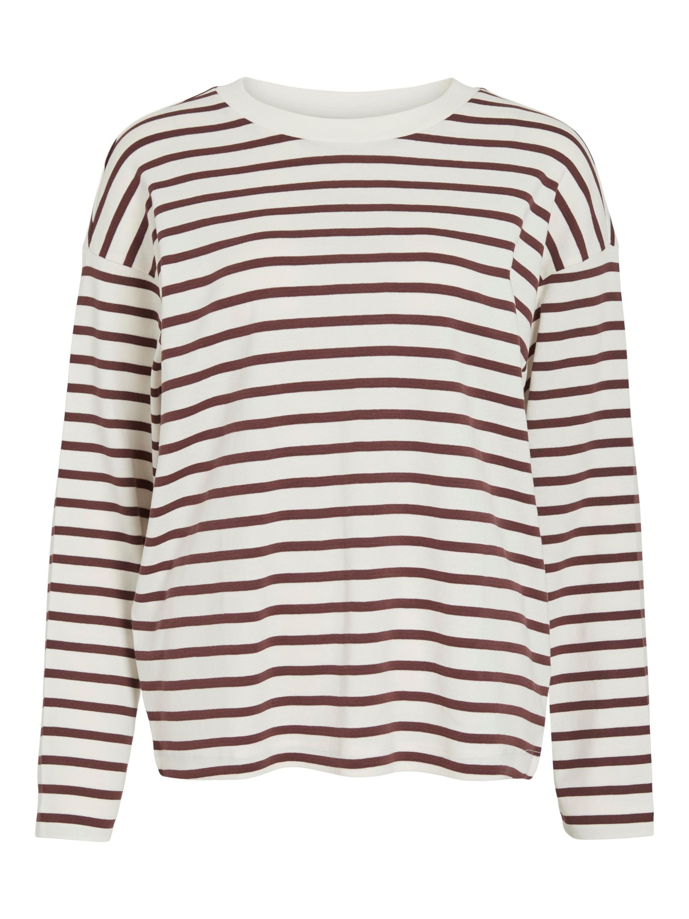 VILA - Camiseta talla grande 'VILiba' en blanco: frente