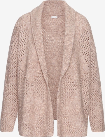 Cardigan LASCANA en rose : devant