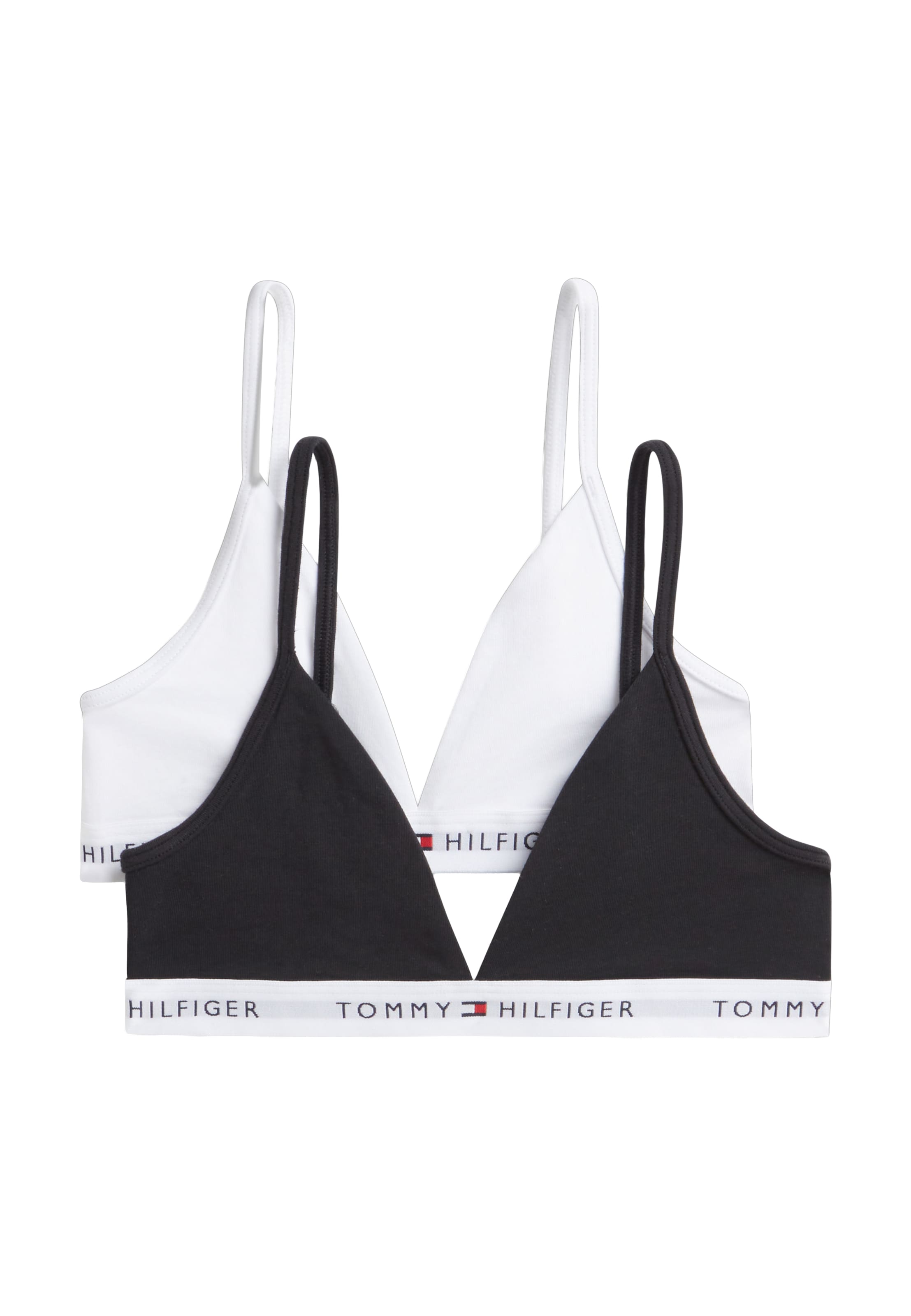 Tommy Hilfiger Underwear Τρίγωνο Σουτιέν σε μαύρο: μπροστά