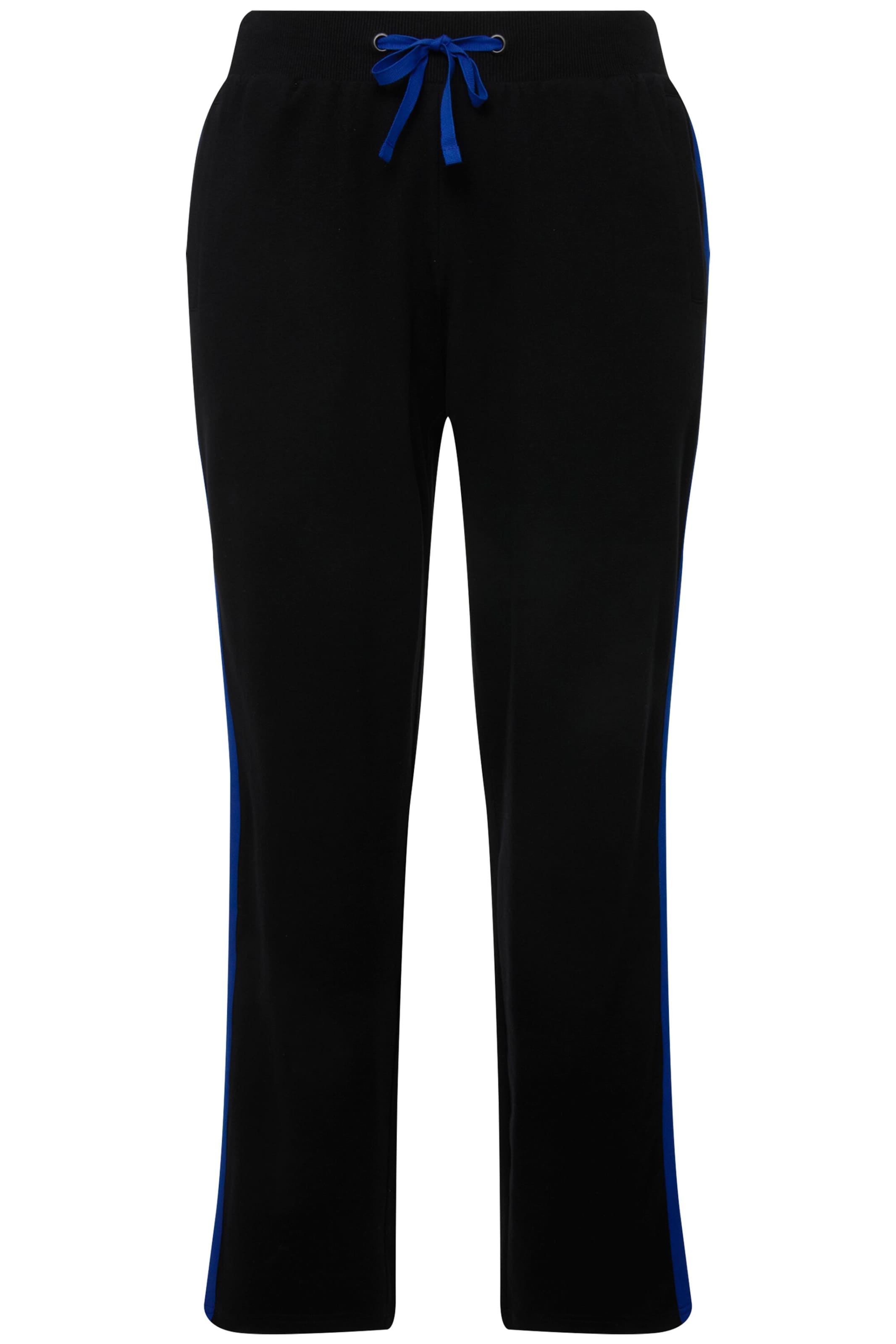 Ulla Popken Regular Trousers in Black: front