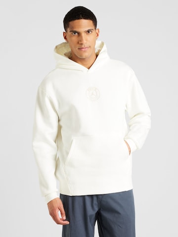 Sweat-shirt Jordan en blanc : devant