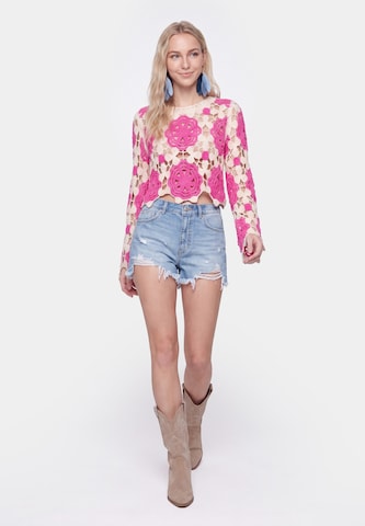 Pull-over IZIA en rose