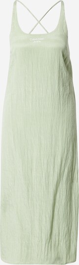 Calvin Klein Jeans Kleita, krāsa - pasteļzaļš / balts, Preces skats