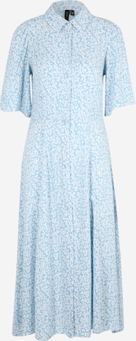 Y.A.S Tall Shirt Dress in Blue: front