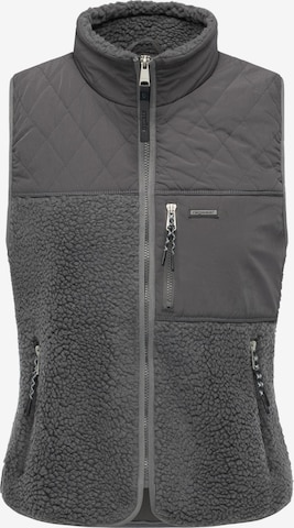 Gilet 'Junkin' Ragwear en gris : devant