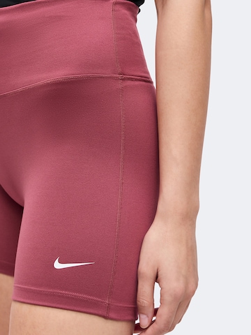 NIKE - Skinny Calças de desporto 'ONE' em rosa