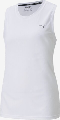 PUMA Sporttop in Wit: voorkant