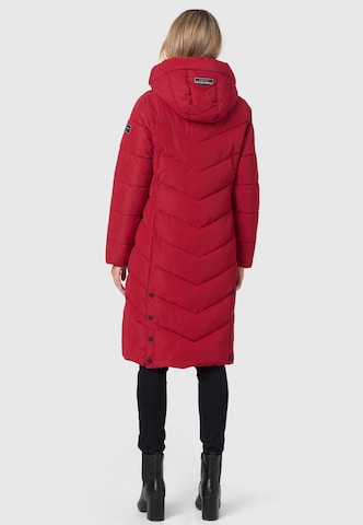 NAVAHOO Winter coat 'Sahnekatzii XIV' in Red