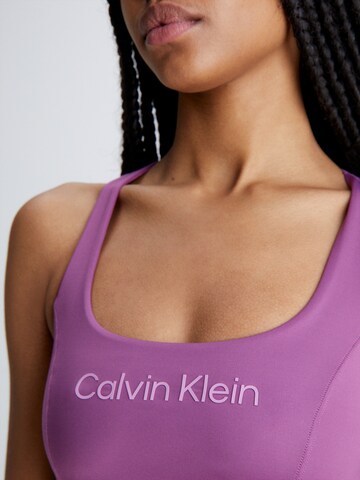 Calvin Klein Sport Bustier Sport-BH in Lila