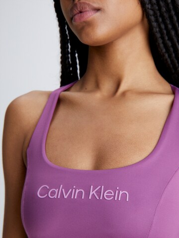 Bustier Soutien-gorge de sport Calvin Klein Sport en violet