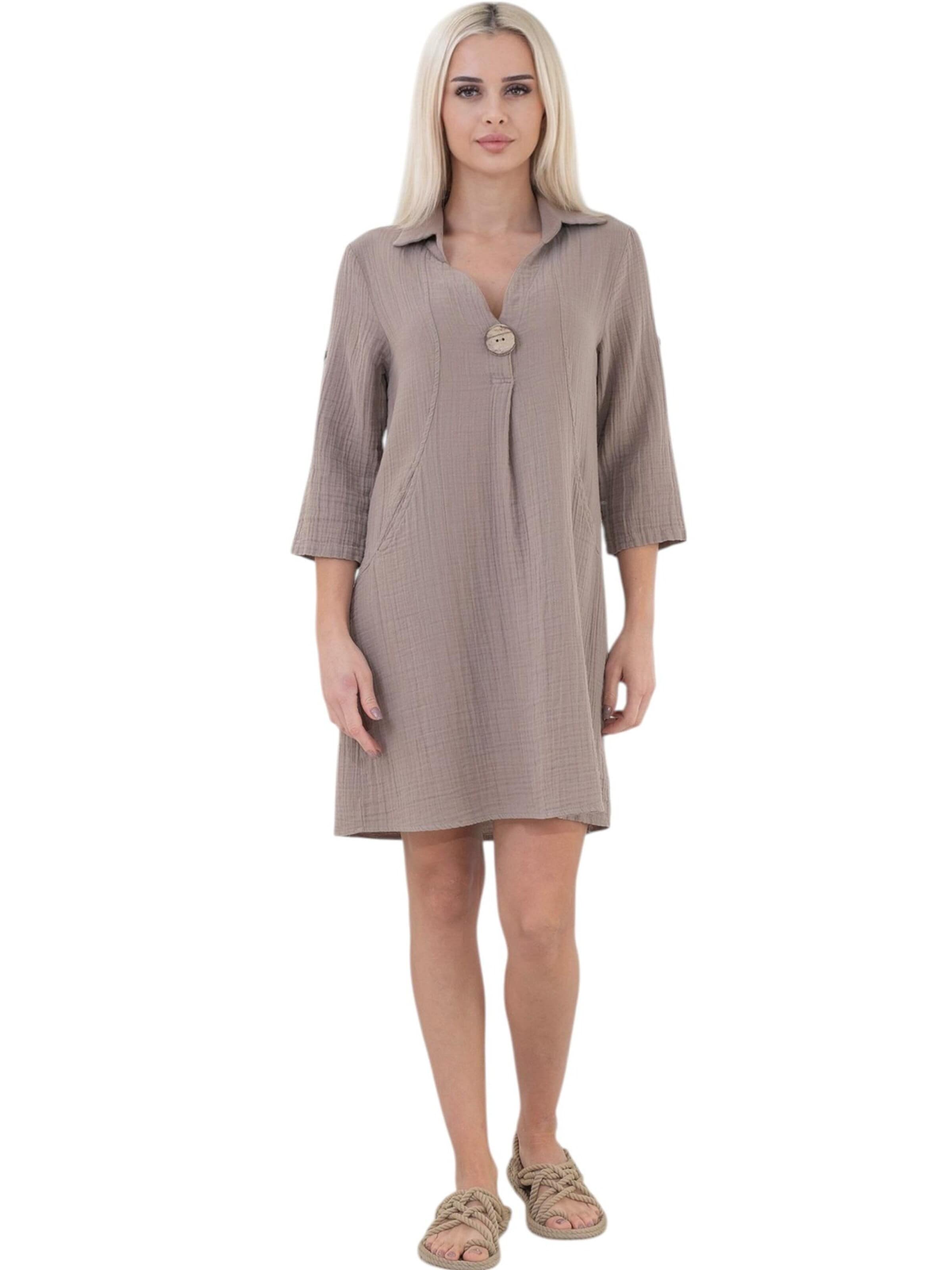 WENOR Zomerjurk 'LUMA' in Beige: voorkant