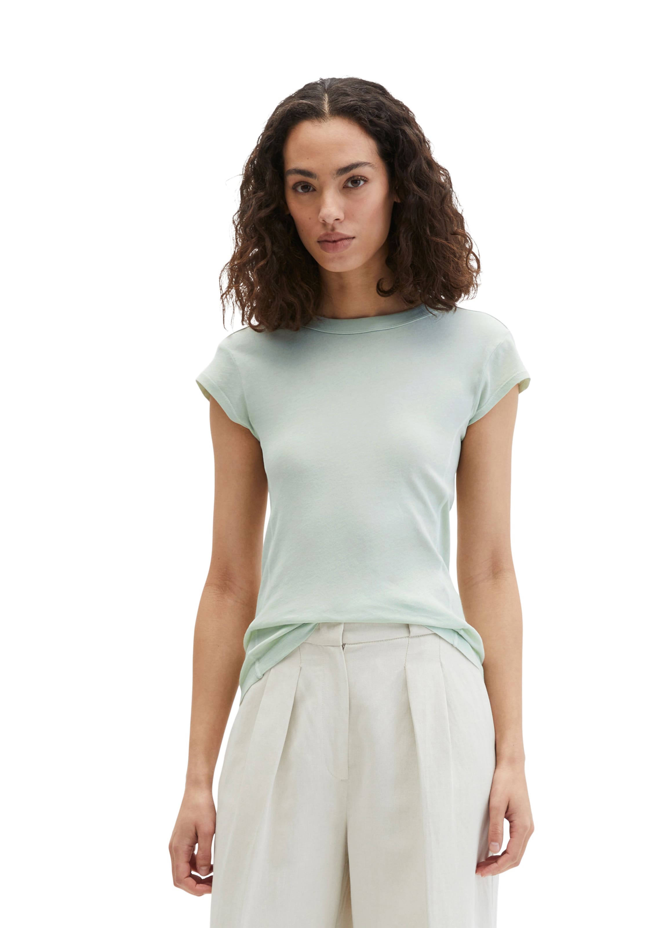 Marc O'Polo Shirt in Groen: voorkant