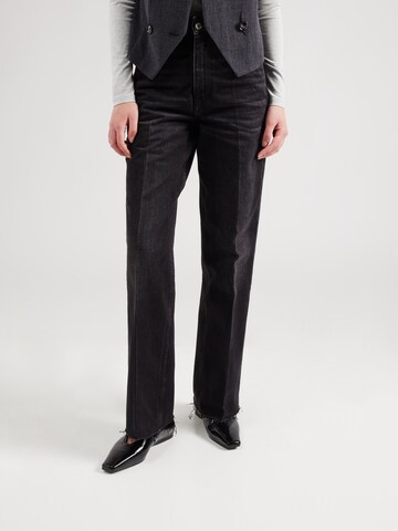 & Other Stories Wide leg Jeans in Black: front