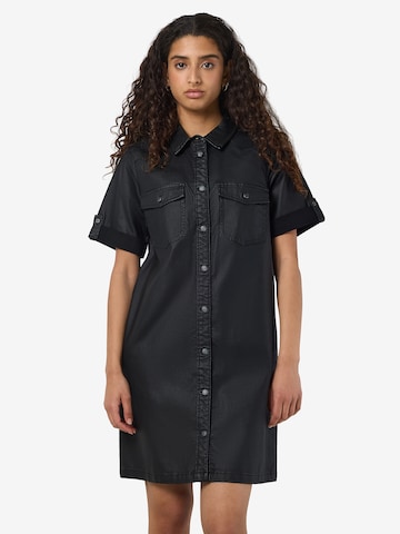 Noisy may - Vestido camisero 'NMNEW SIGNE' en negro: frente