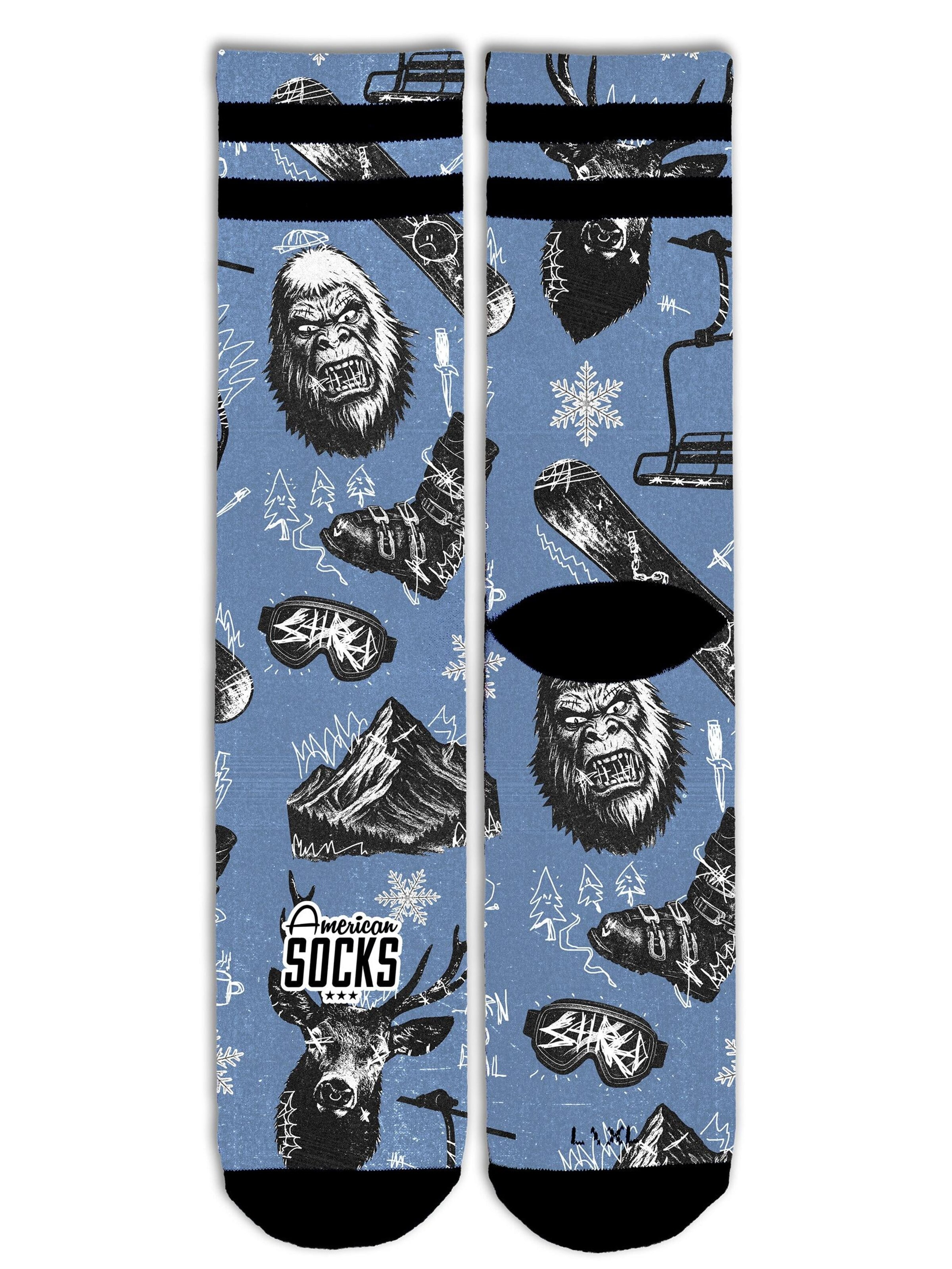 Calzino 'Powder' di American Socks in blu