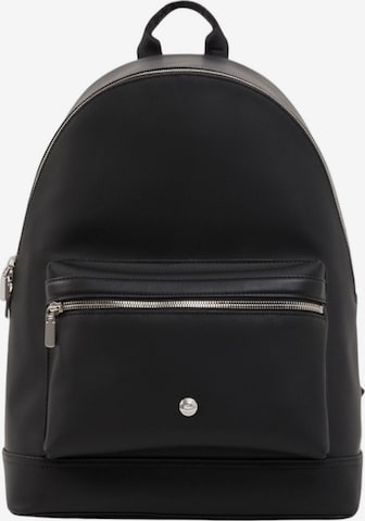 Rucsac de la LACOSTE pe negru: față
