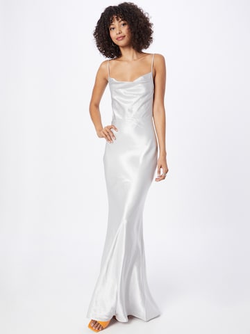True Decadence Dress in Silver: front