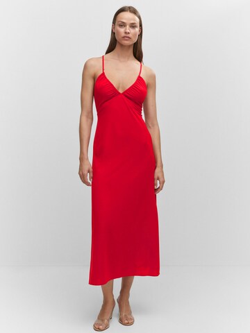 MANGO Summer Dress 'Martina' in Red