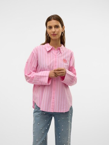 VERO MODA Μπλούζα 'VMCHARLOTTE' σε ροζ: μπροστά